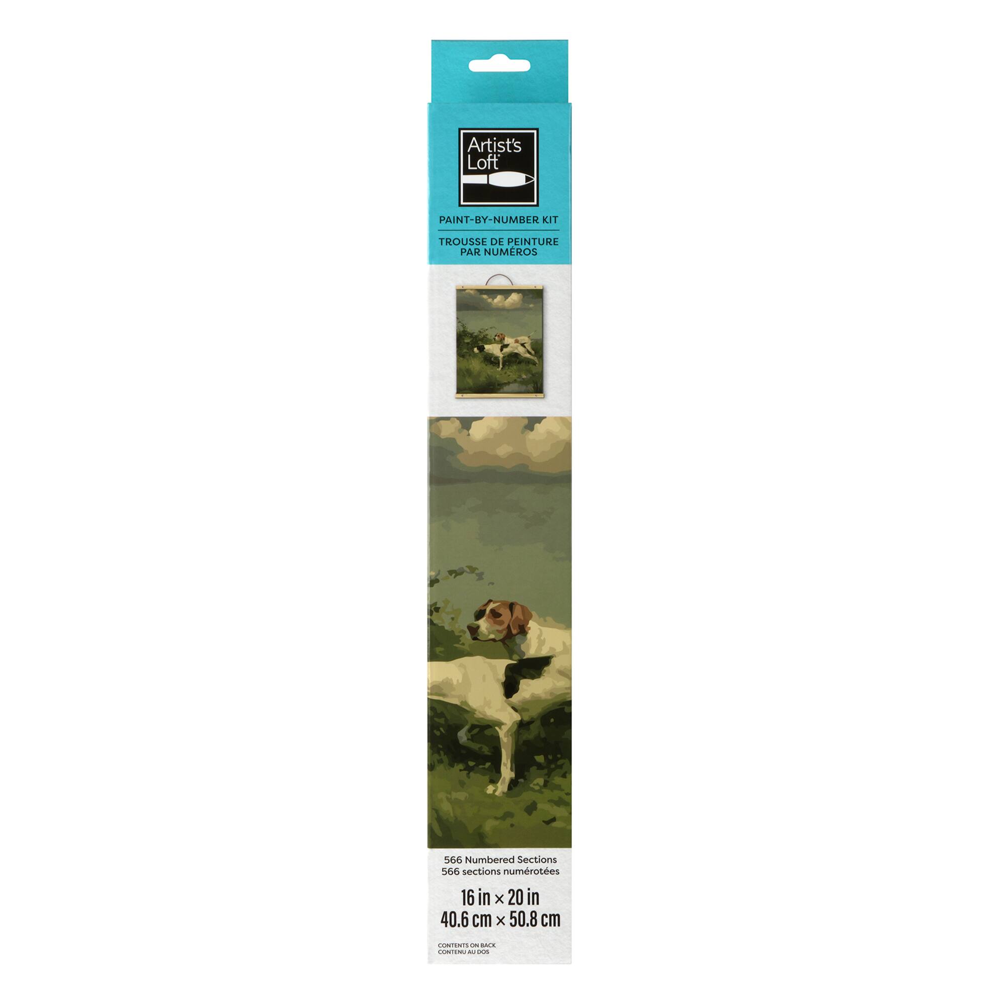 16" x 20" Hunting Dogs Paint-by-Number Kit by Artist's Loft®